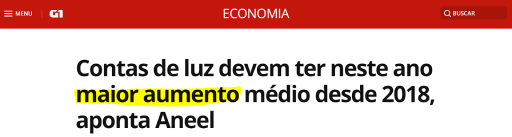 Aumentos abusivos na conta de luz